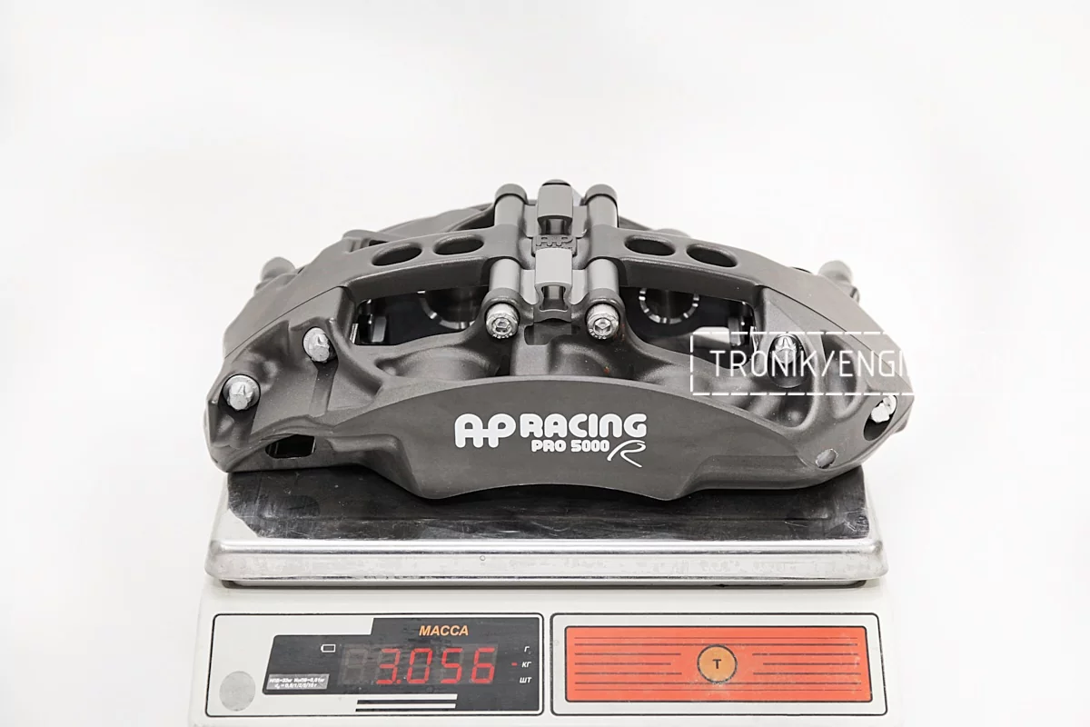 AP racing front caliper weight 3056 g