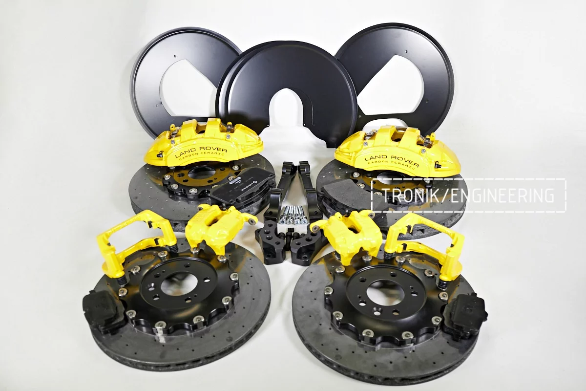 Carbon-ceramic brake system set forLand-Rover SVR. pic 14