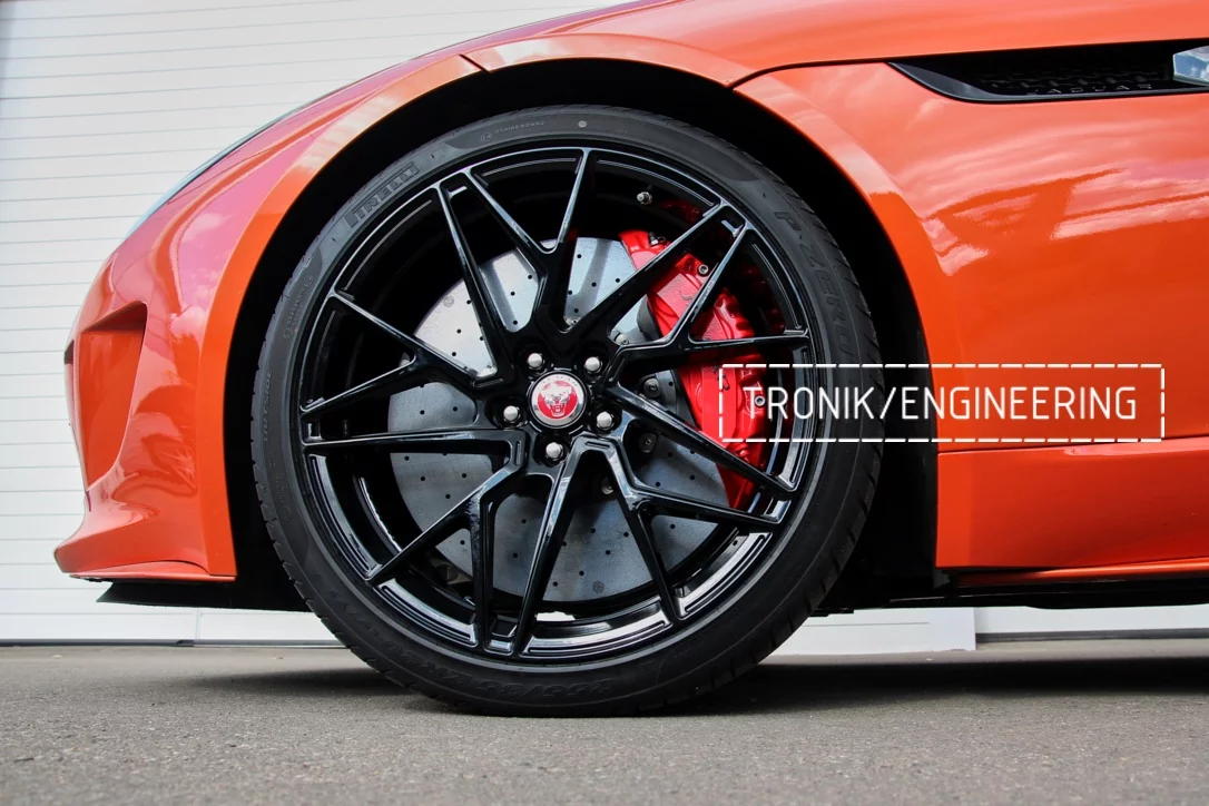 front carbon-ceramic brake system