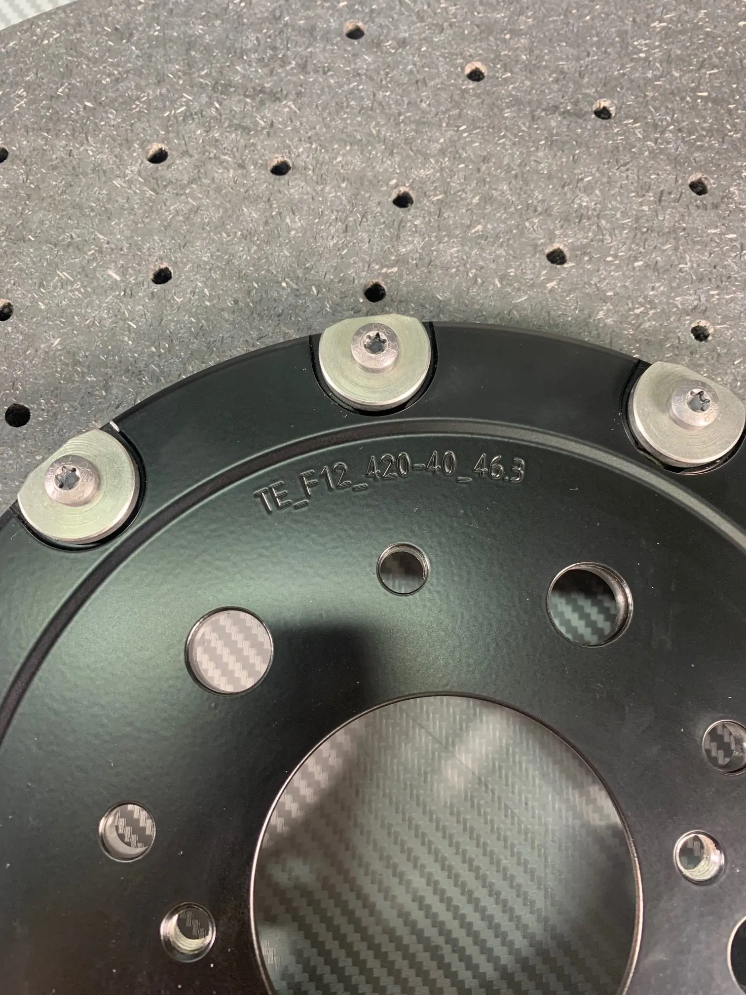 Ferrari F12 upgrade kit for front carbon-ceramic rotors. Size of rotors 420-40 mm. pic 7