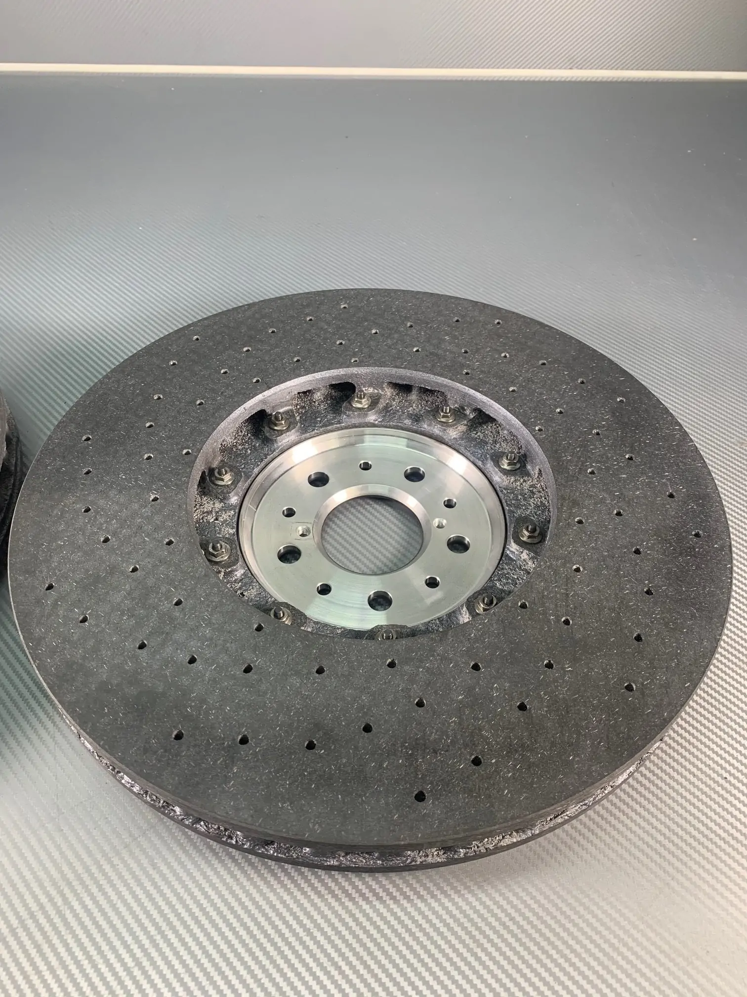 Ferrari F12 upgrade kit for front carbon-ceramic rotors. Size of rotors 420-40 mm. pic 4