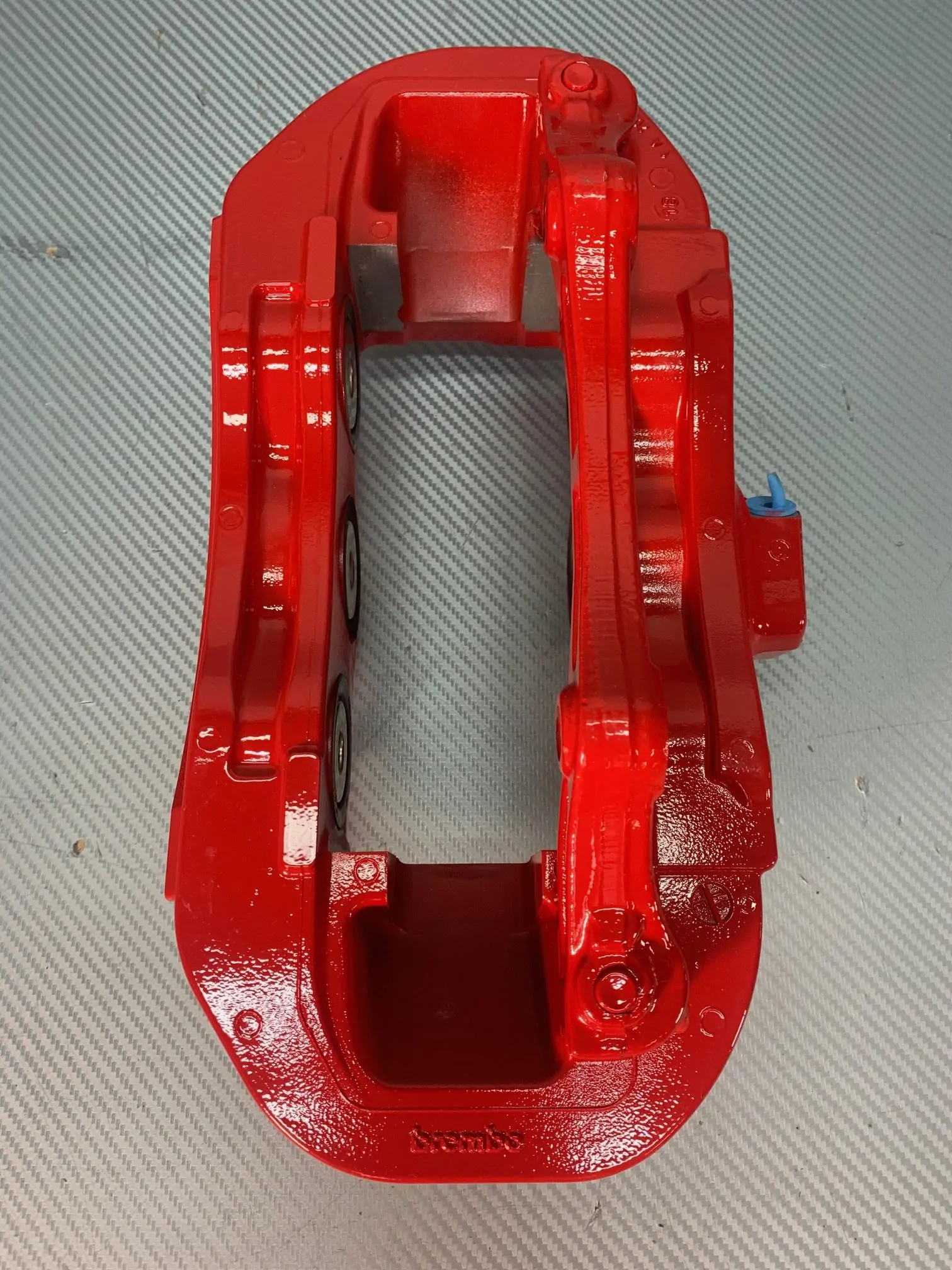 A 166 421 40 98, Mercedes-Benz W166 front right red caliper. pic. 2