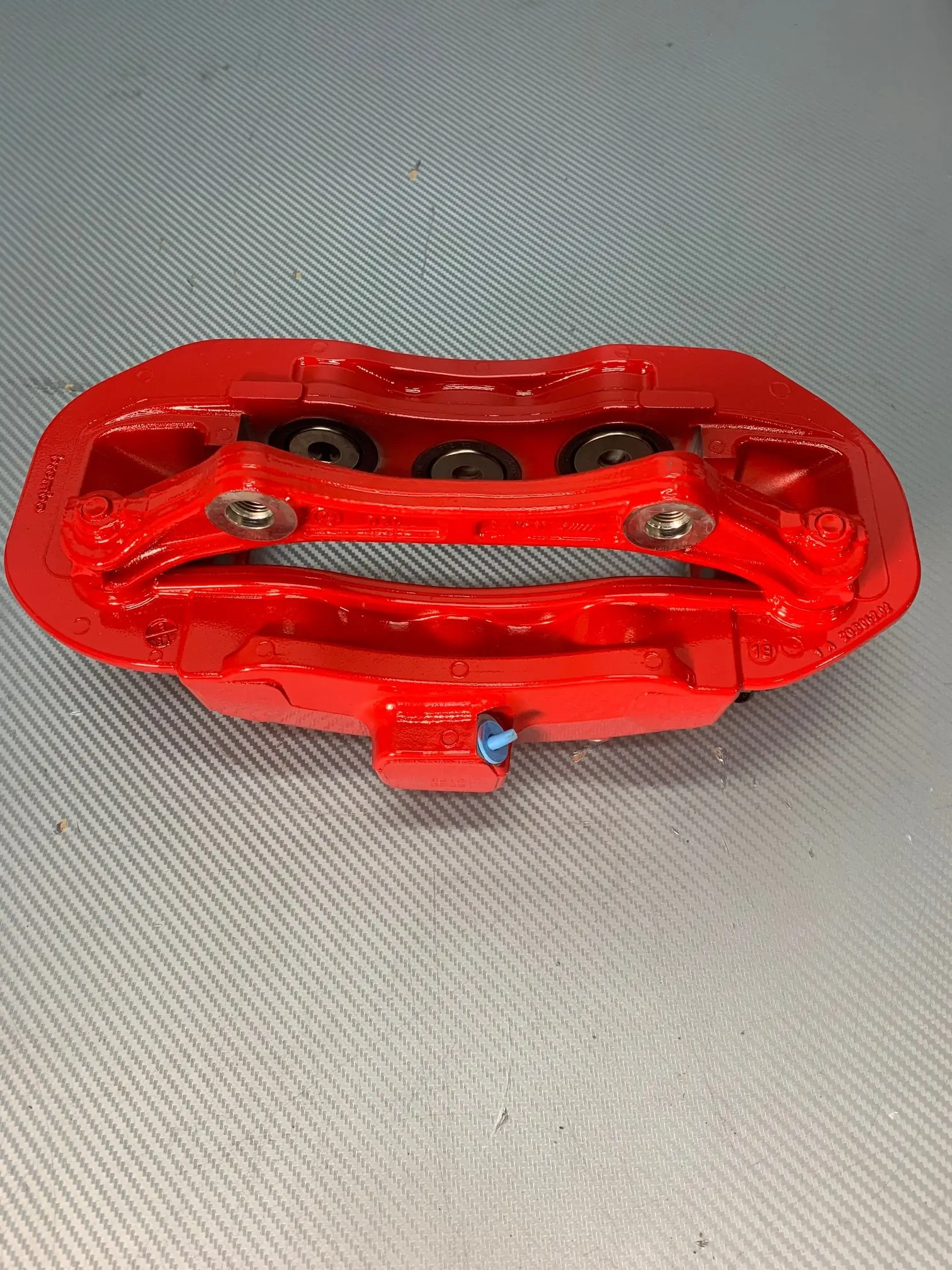 A 166 421 40 98, Mercedes-Benz W166 front right red caliper. pic. 3