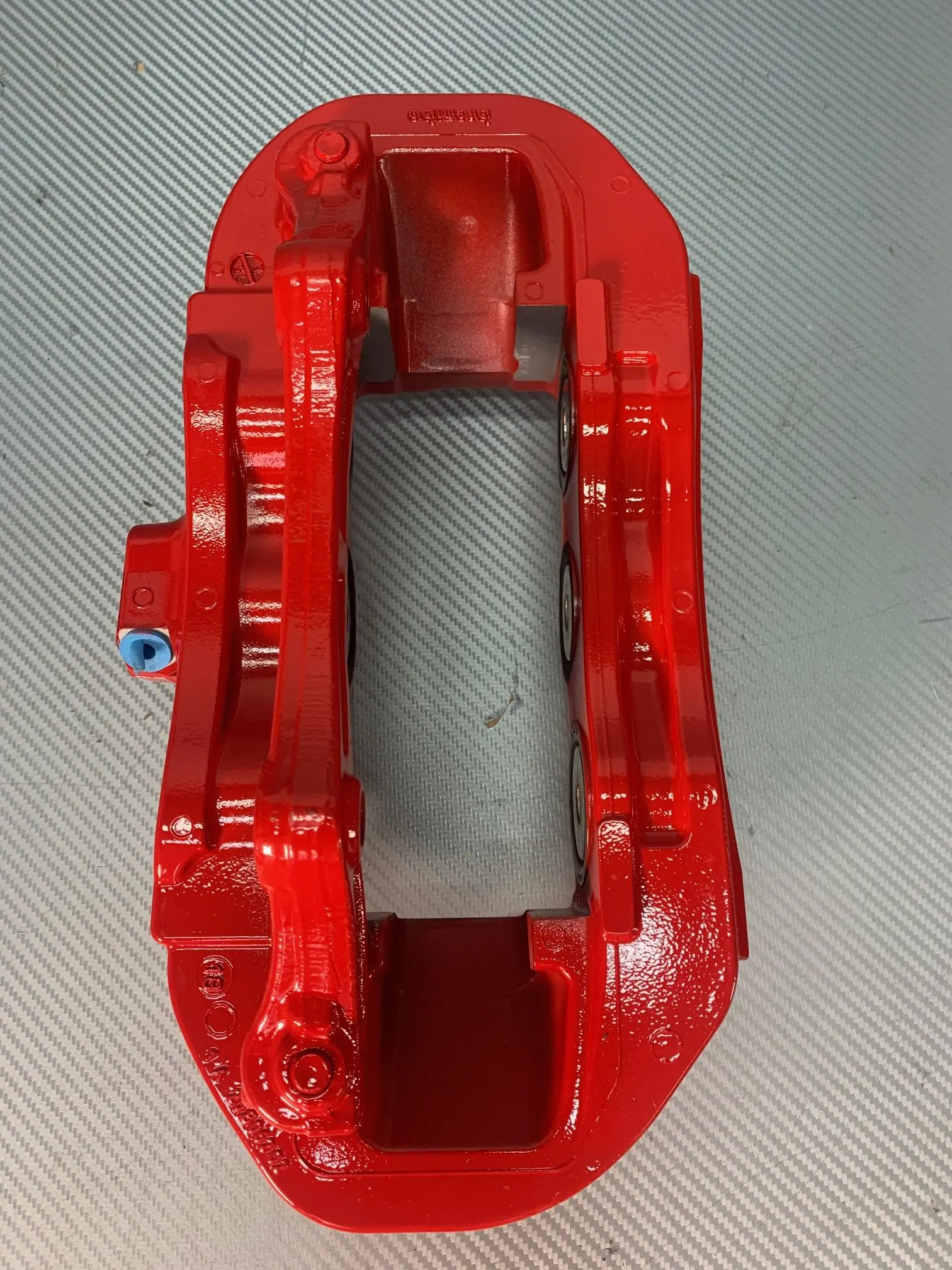 A 166 421 40 98, Mercedes-Benz W166 front right red caliper. pic. 4