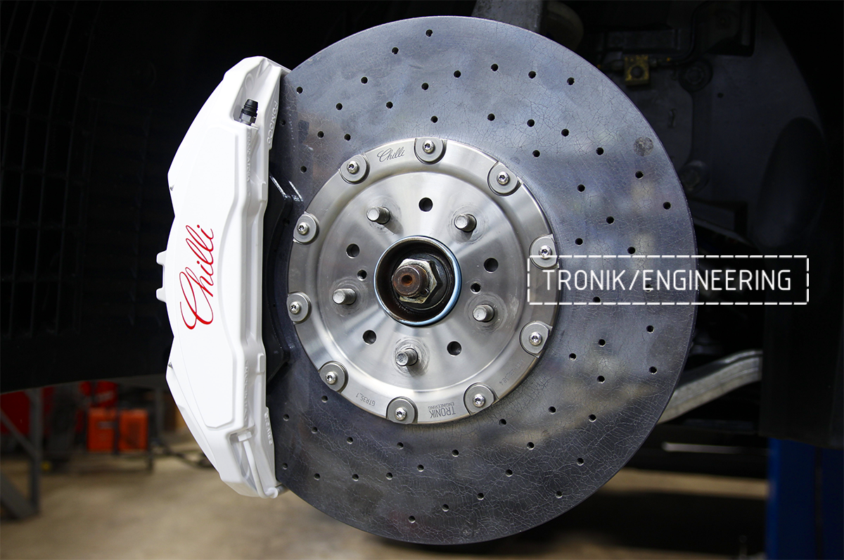 Front carbon-ceramic brakes for Nissan GT-R. pic 2