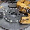 BMW F96 carbon-ceramic brake kit from F90. pic 5
