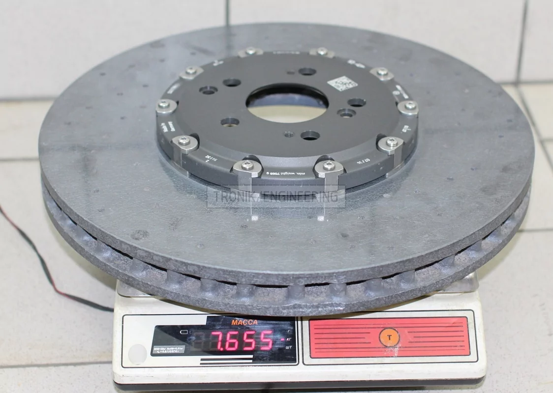 brake rotor MB E212 AMG 402 mm diameter, 39mm & 7,65kg.