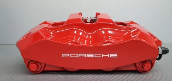 Porsche Cayenne 92A/958 red rear left caliper, 7P5 615 423 AJ. pic 1