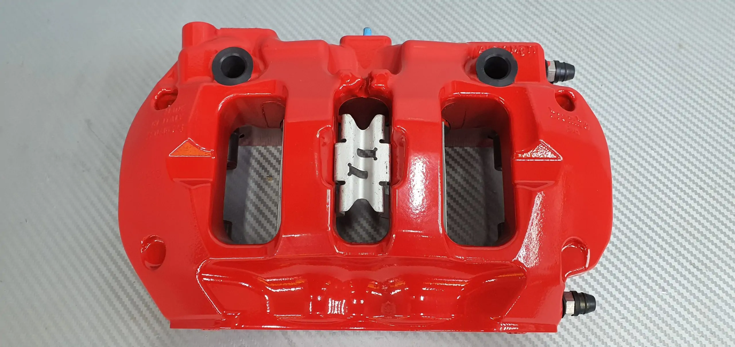 Porsche Cayenne 92A/958 red rear left caliper, 7P5 615 423 AJ. pic 2