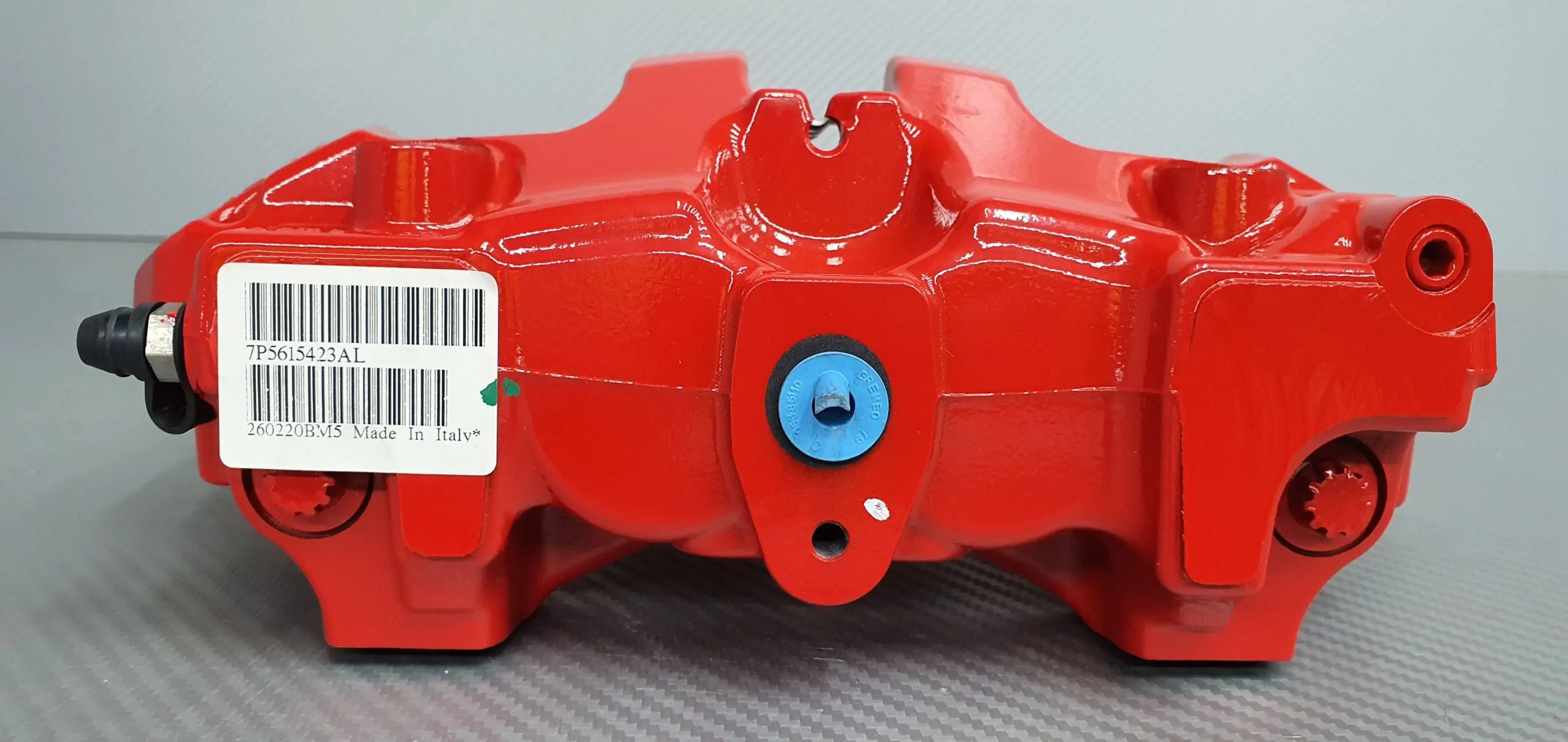 Porsche Cayenne 92A/958 red rear left caliper, 7P5 615 423 AJ. pic 3