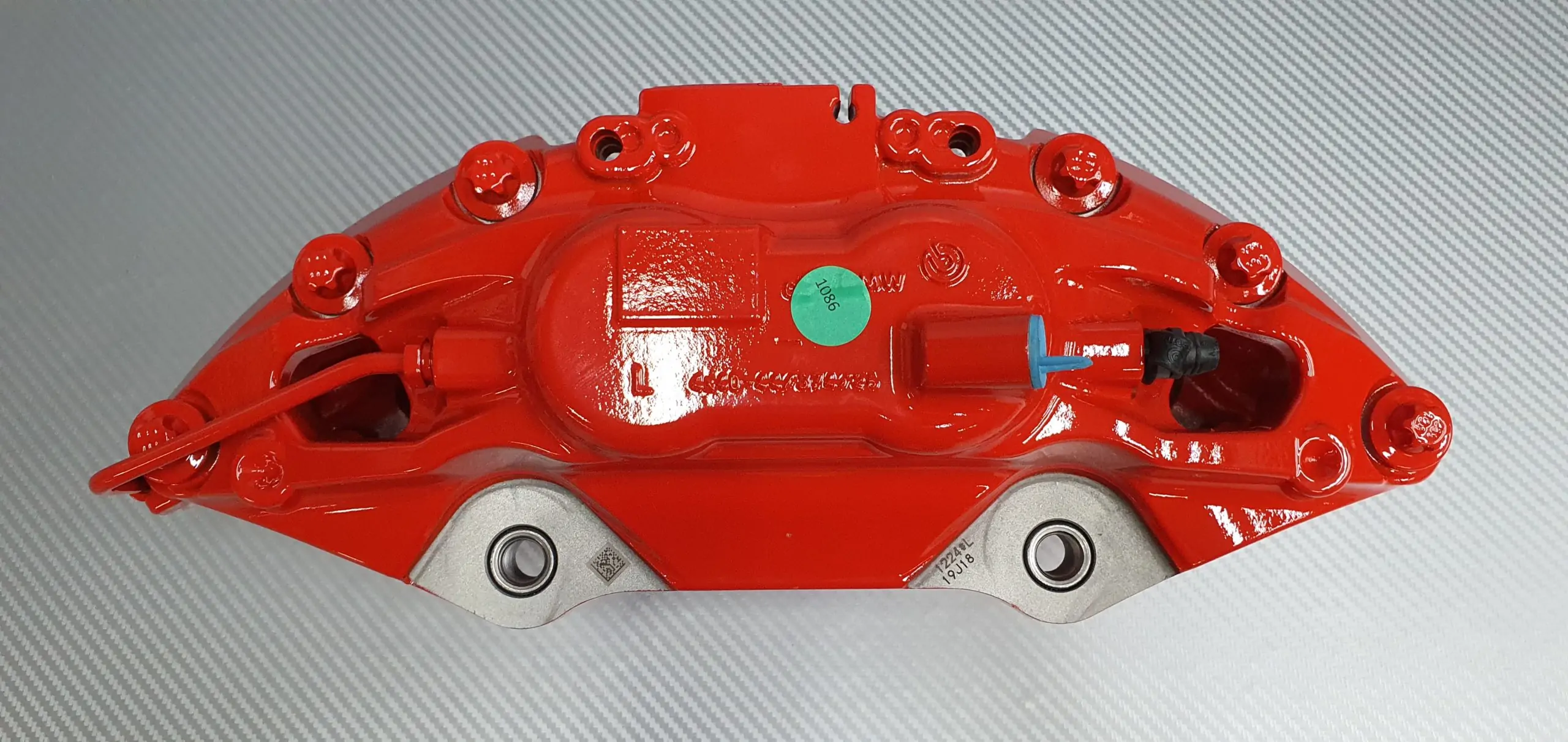 34 11 6 891 343. Front red left BMW G-series caliper. pic 3