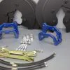 BMW X3/X4 G01/G02 adapter's kit to install BMW M5 F90 brakes, blue color. pic 2