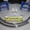 BMW X3/X4 G01/G02 adapter's kit to install BMW M5 F90 brakes, blue color. pic 3