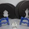 BMW X3/X4 G01/G02 adapter's kit to install BMW M5 F90 brakes, blue color. pic 4
