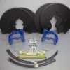 BMW X3/X4 G01/G02 adapter's kit to install BMW M5 F90 brakes, blue color. pic 5