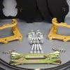 BMW X3/X4 G01/G02 adapter's kit to install BMW M5 F90 brakes, gold color. pic 4