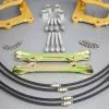 BMW X3/X4 G01/G02 adapter's kit to install BMW M5 F90 brakes, gold color. pic 5