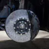 Tesla Plaid carbon-ceramic brakes with aluminum tops.pic 13