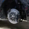 Tesla Plaid carbon-ceramic brakes with aluminum tops.pic 15