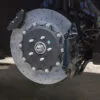 Tesla Plaid carbon-ceramic brakes with aluminum tops.pic 3
