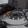 Tesla Plaid carbon-ceramic brakes with aluminum tops.pic 7