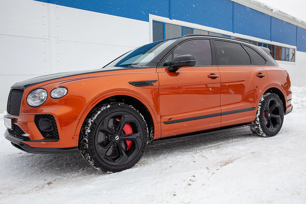 Carbon-ceramic brake system Bentley Bentayga. Pic 8