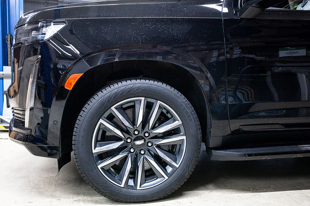 Carbon-ceramic brake system Cadillac Escalade. Pic 12