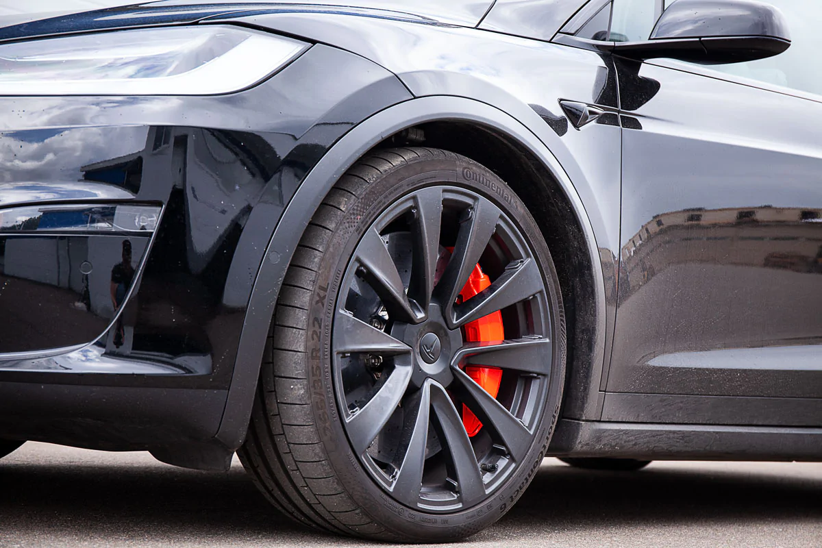 Carbon-ceramic brake system Tesla Model X Plaid, Pic 14