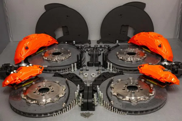 Carbon ceramic brake system kit for Rolls-Royce Cullinan. Pic 1
