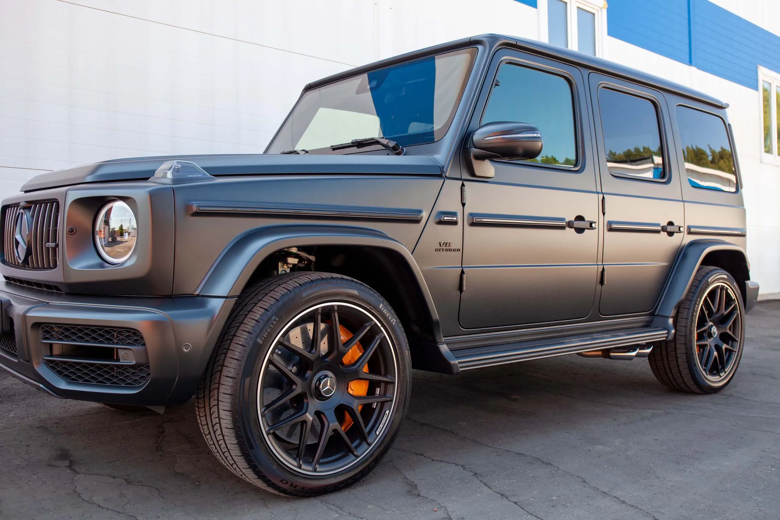 Carbon ceramic brake system for Mercedes-Benz G-class. Pic 14