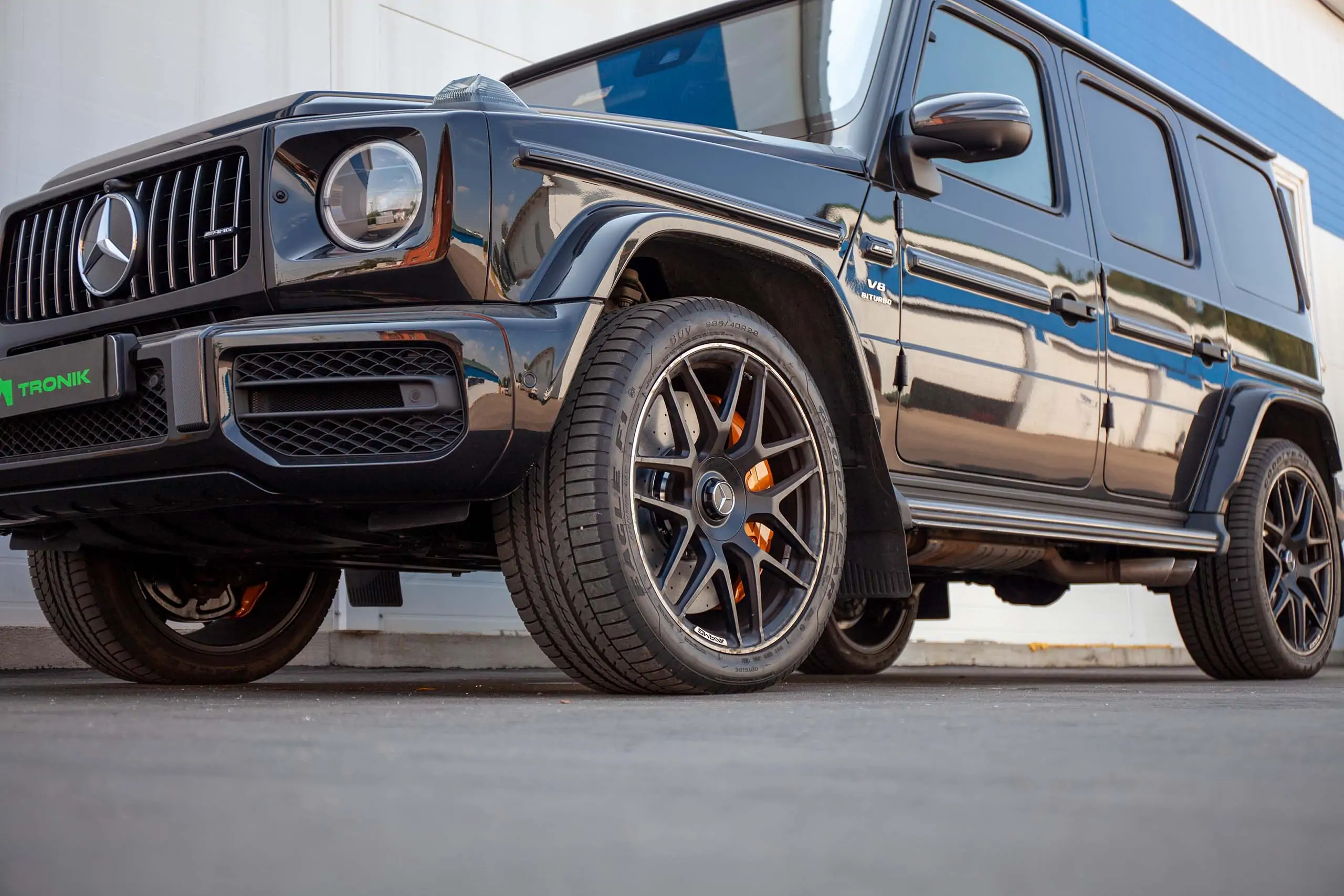 Carbon ceramic brake system for Mercedes-Benz G-class. Pic 18