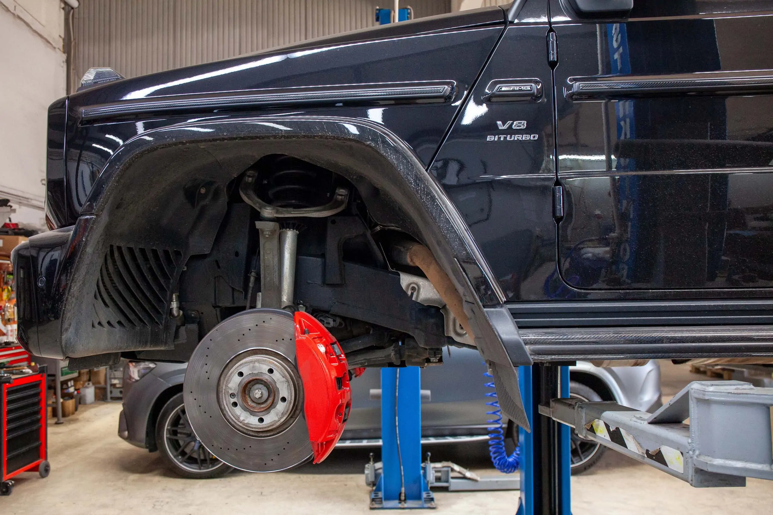 OEM brake system Mercedes-Benz G-class. Pic 7