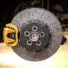 Carbon ceramic brake system for BMW M850i. Pic 5