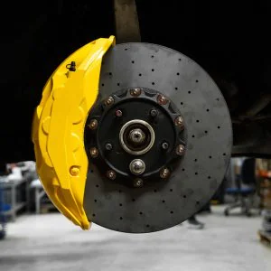 Carbon ceramic brake system for Jeep Grand Cherokee SRT. Pic 1