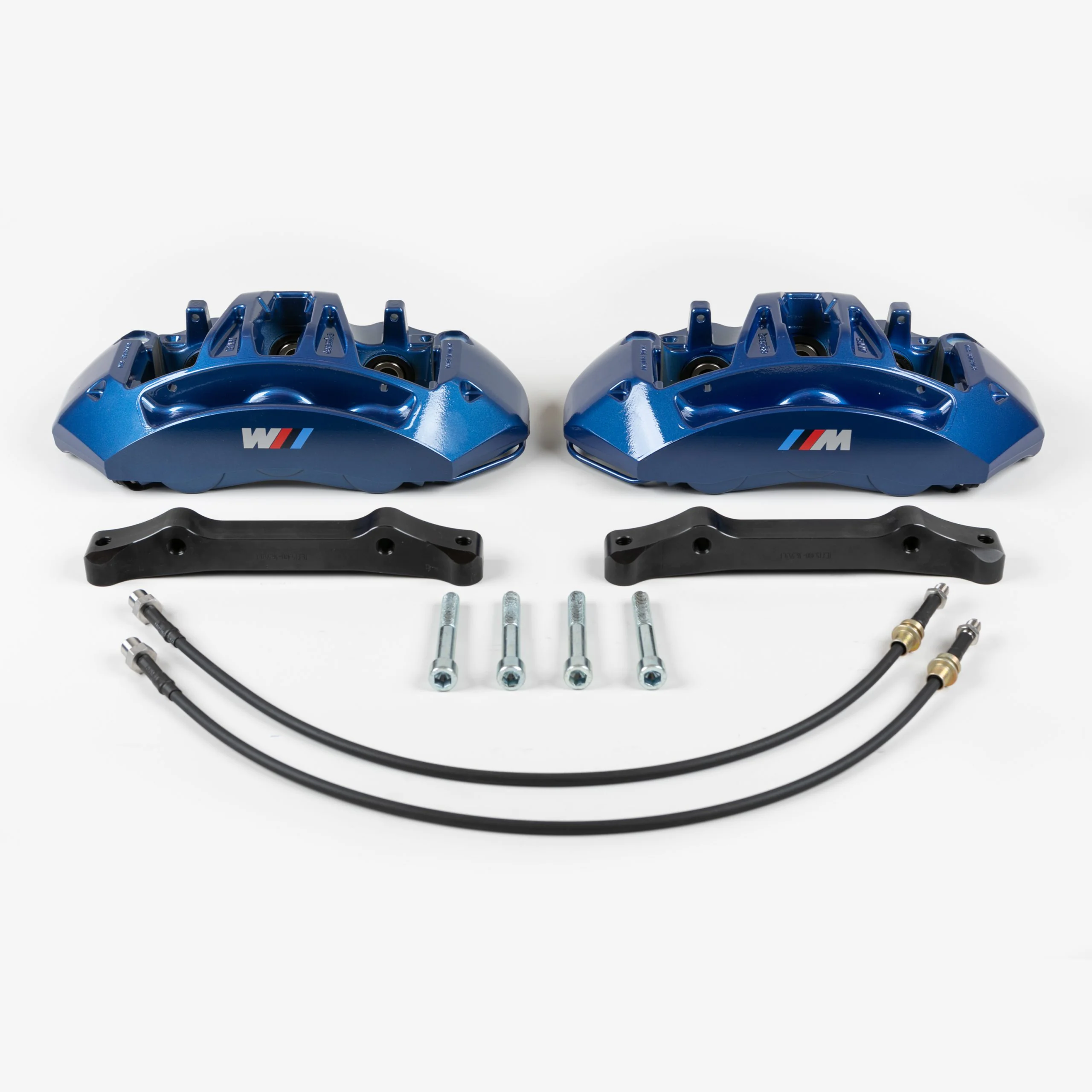 Front brake upgrade Kit for BMW X5 F15 or X6 F16 to install M5 F10 OEM Brembo Blue 6-piston calipers