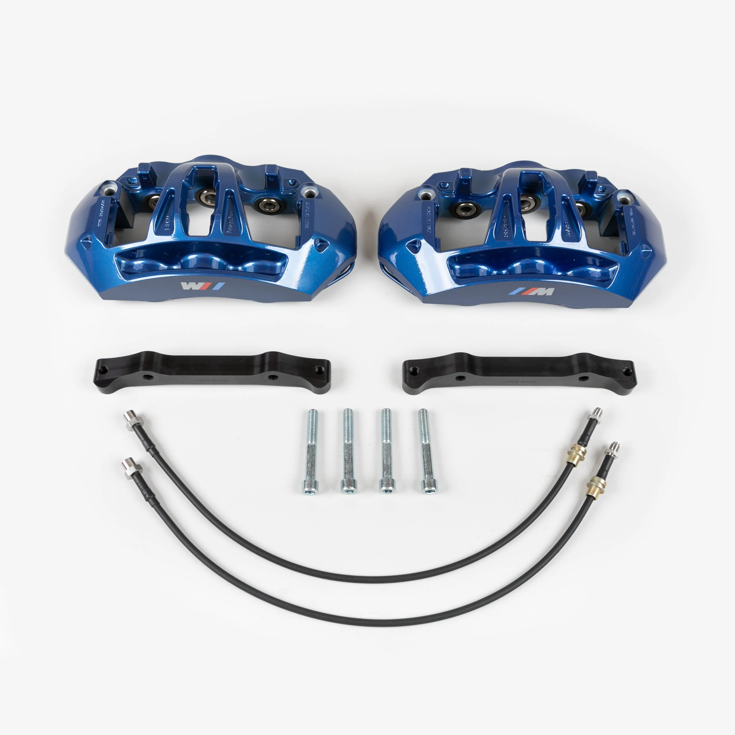 Front brake upgrade Kit for BMW X5 F15 or X6 F16 to install M5 F10 OEM Brembo Blue 6-piston calipers - Image 5
