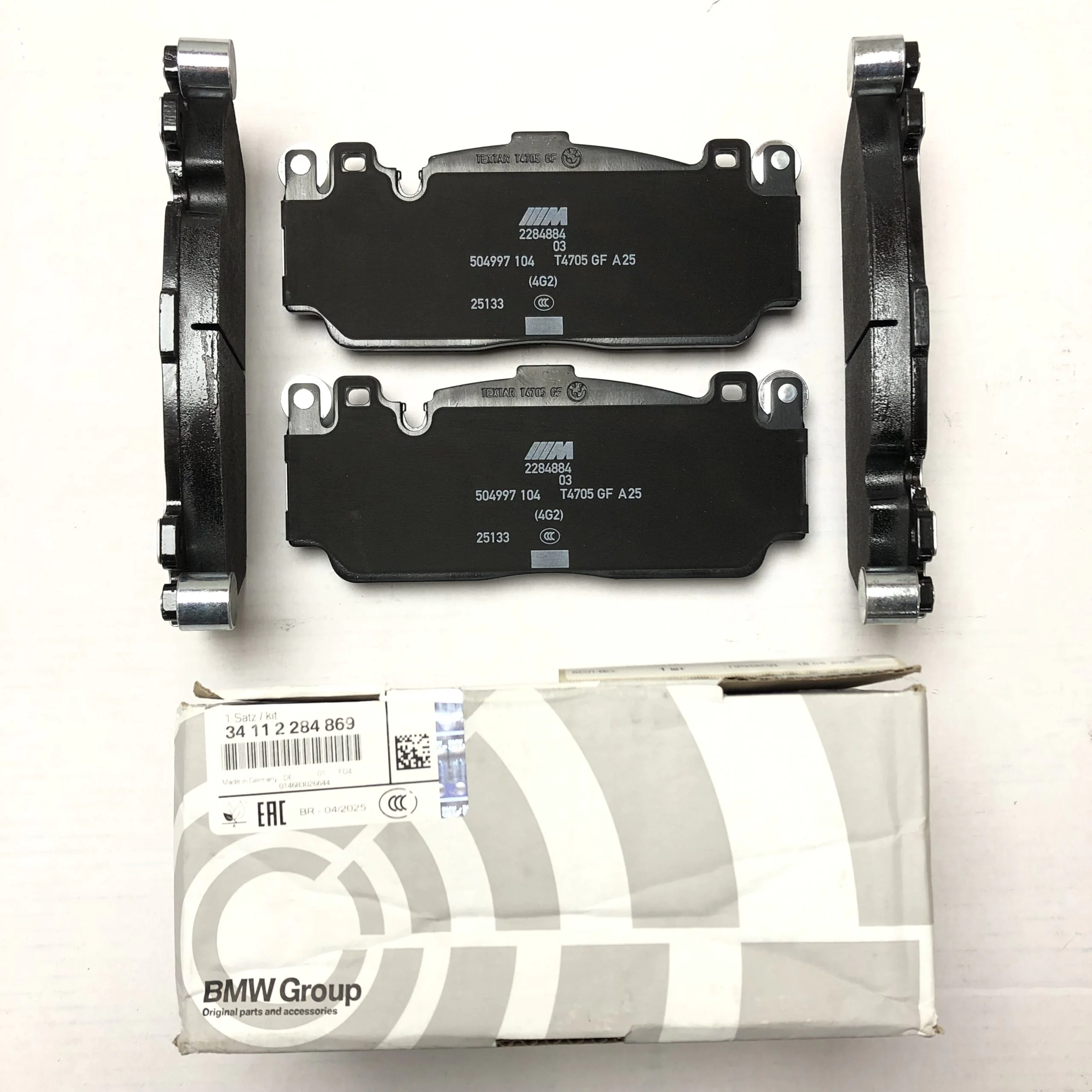 34112284869 - BMW M5 F10 front repair kit, brake pads asbestos-free - Image 9