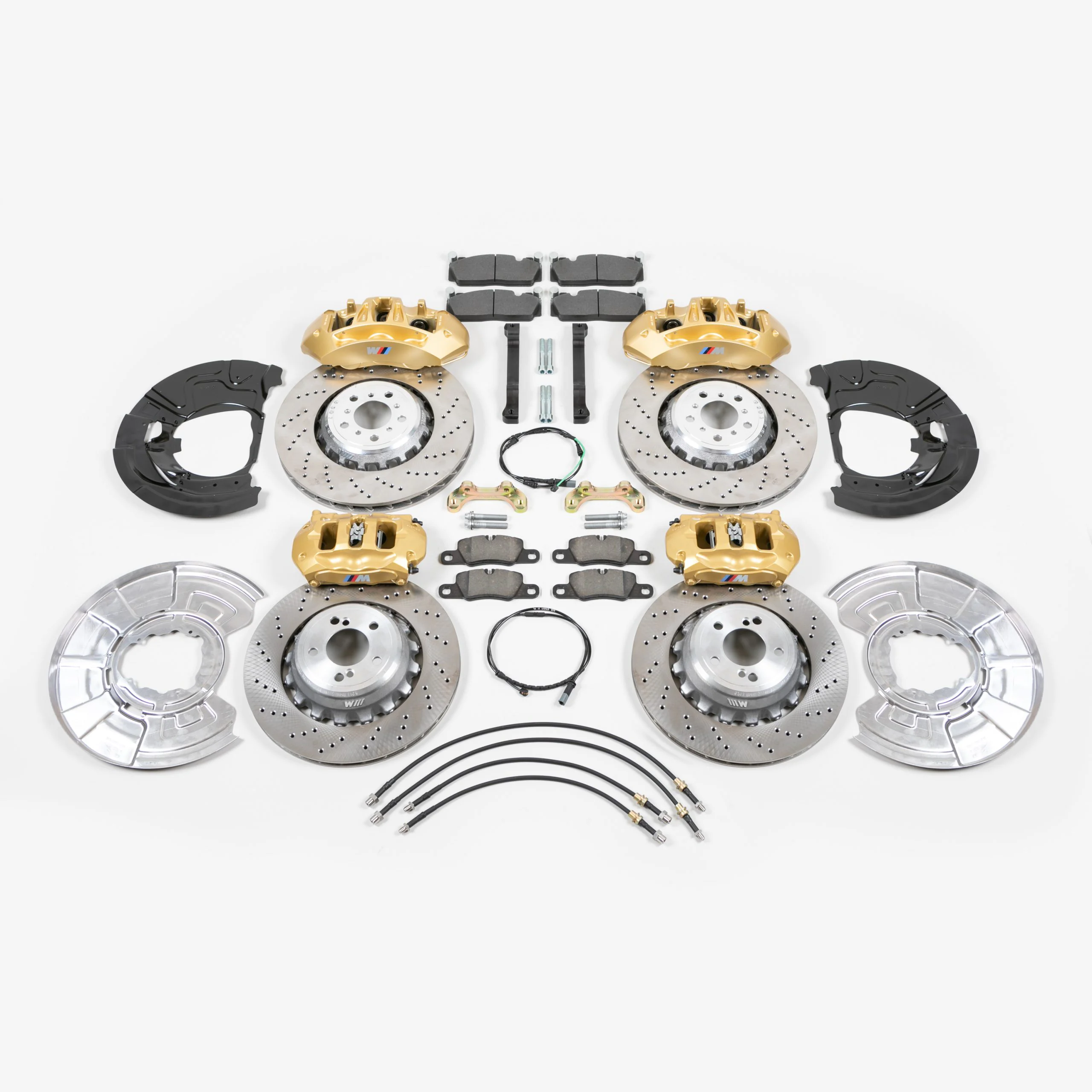 Full Big Brake Upgrade Kit for BMW X5 F15 X6 F16 to M4 F82 6-pot and Rear 4-pot