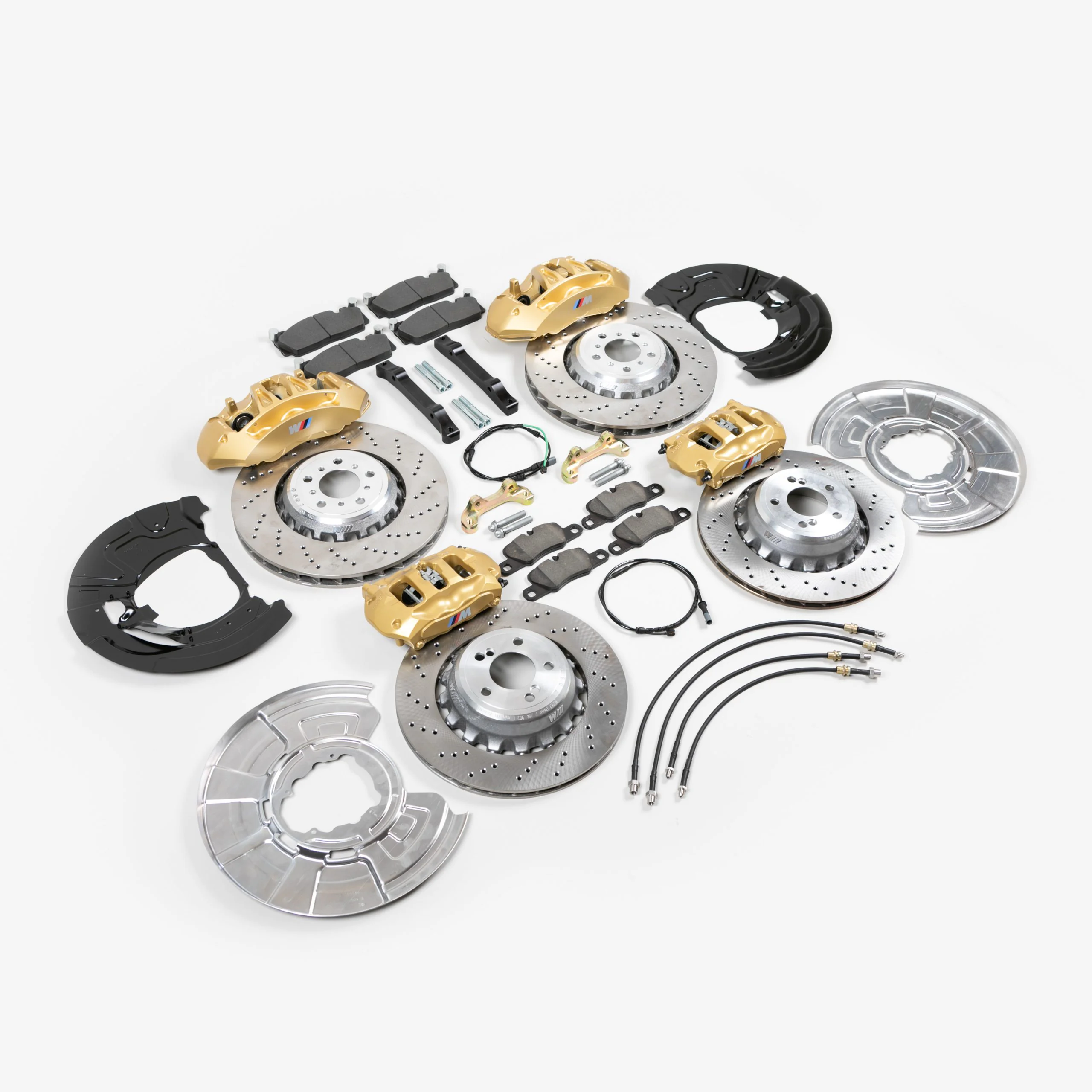 Full Big Brake Upgrade Kit for BMW X5 F15 X6 F16 to M4 F82 6-pot and Rear 4-pot - Image 6