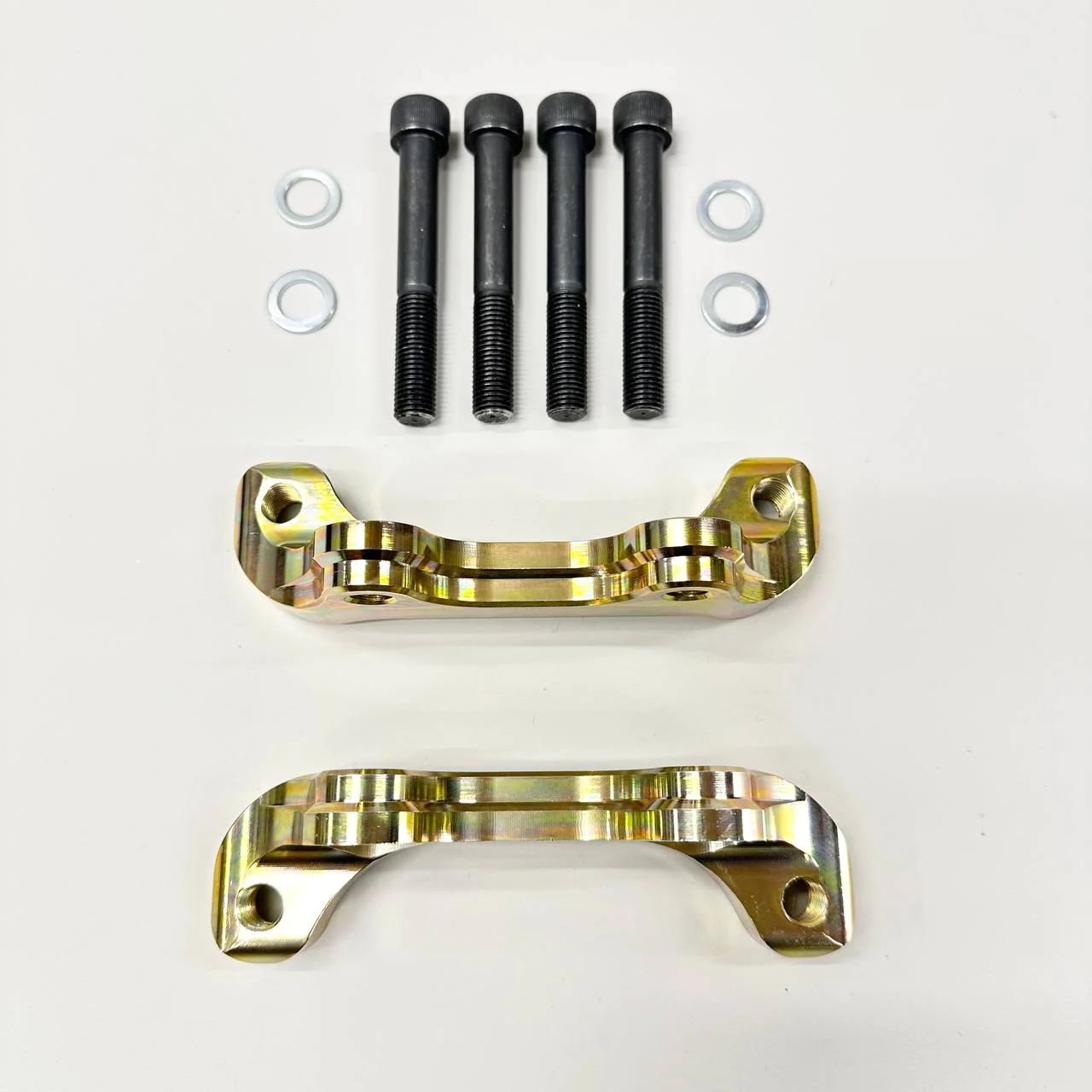 Adapters to install Brembo Porsche 4-pot rear brake calipers and discs 385x24mm on BMW X5 F15 X6 F16 - Image 7