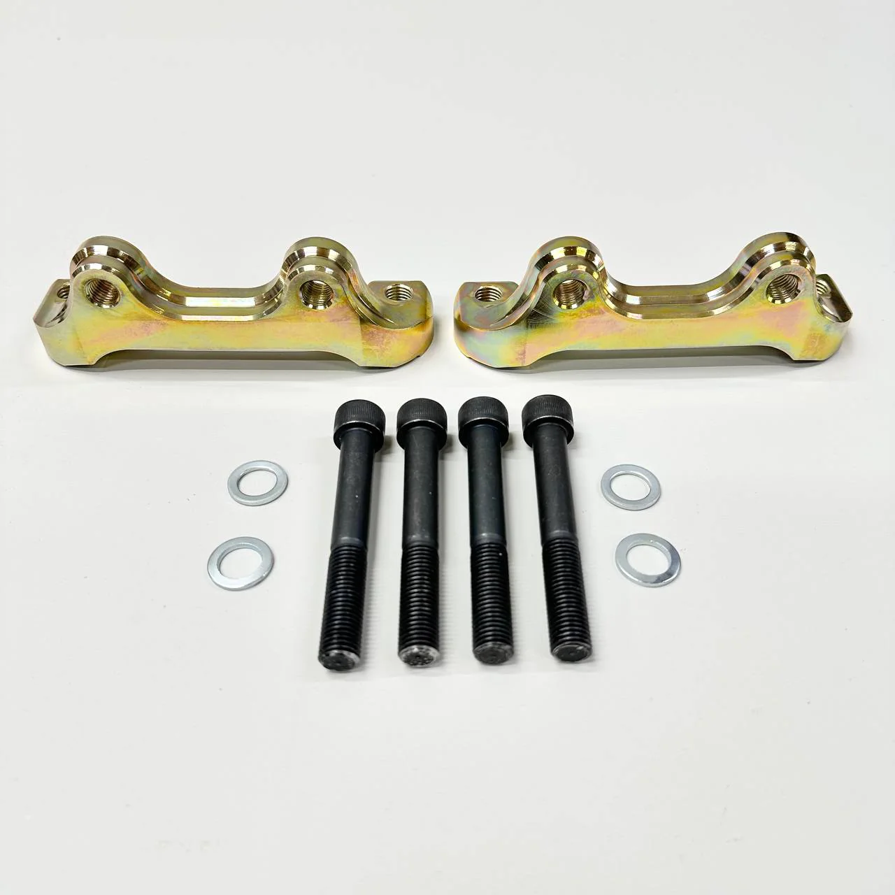 Adapters to install Brembo Porsche 4-pot rear brake calipers and discs 385x24mm on BMW X5 F15 X6 F16 - Image 6