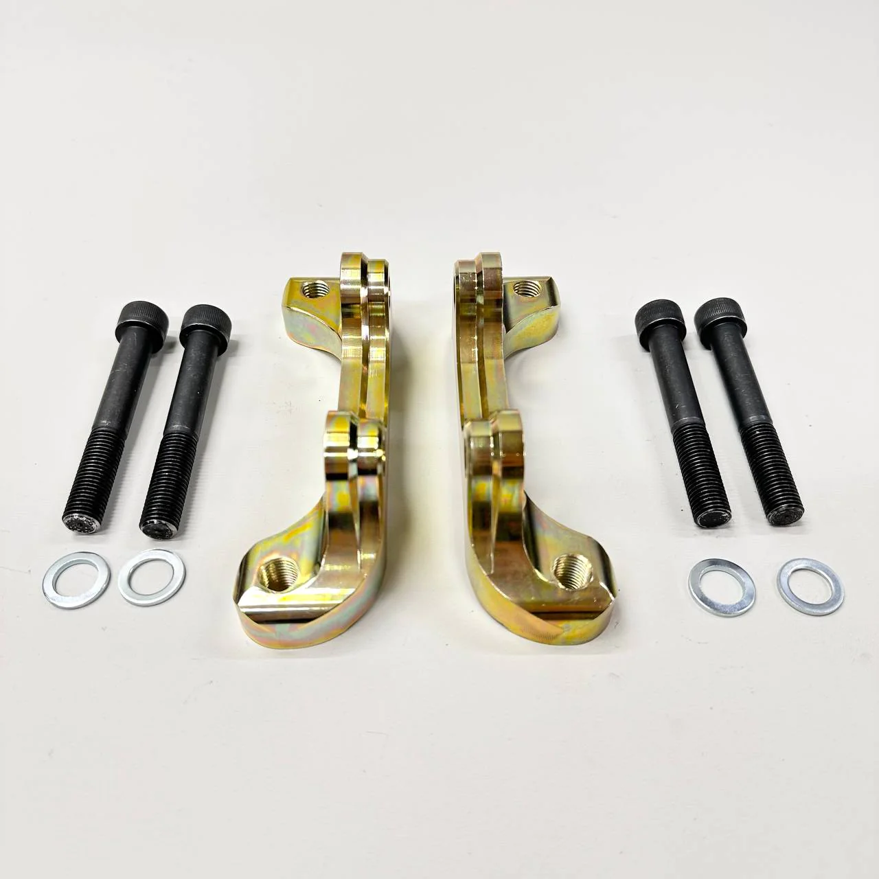 Adapters to install Brembo Porsche 4-pot rear brake calipers and discs 385x24mm on BMW X5 F15 X6 F16 - Image 3