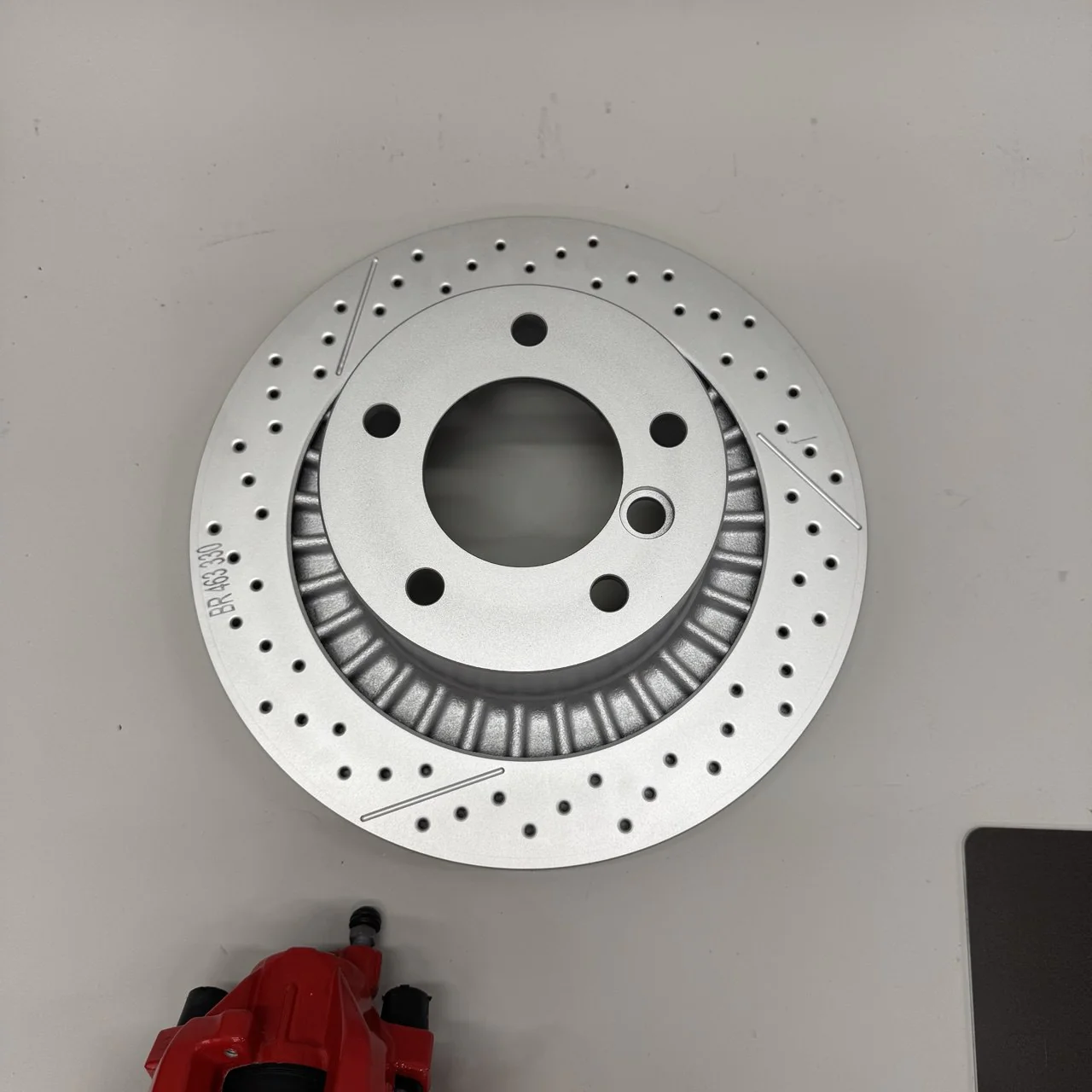 Mercedes-Benz Red W463 full big brake upgrade kit for G500 G550 G55 - Image 6