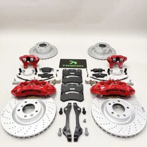 Mercedes-Benz Red W463 full big brake upgrade kit for G500 G550 G55