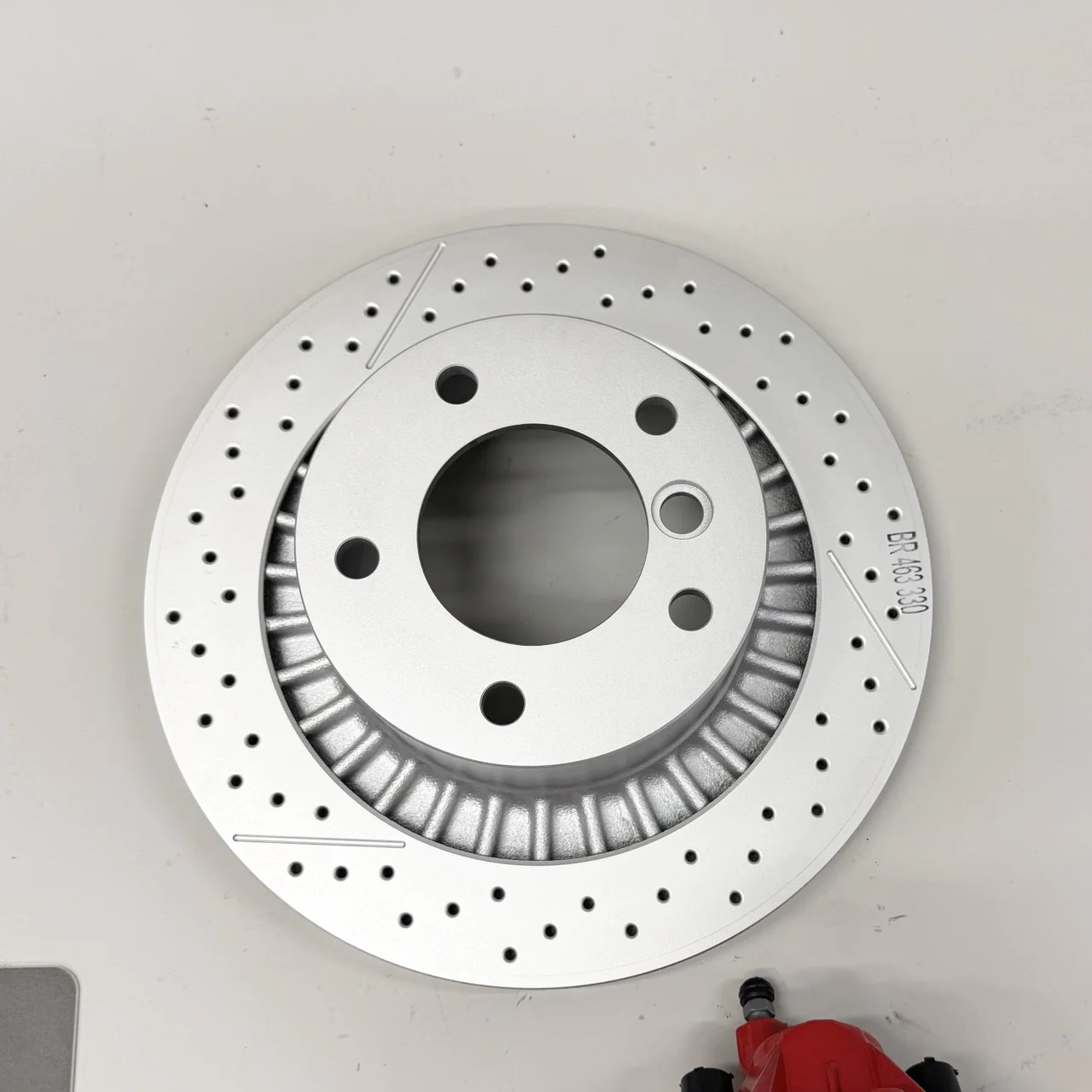 Mercedes-Benz Red W463 full big brake upgrade kit for G500 G550 G55 - Image 7