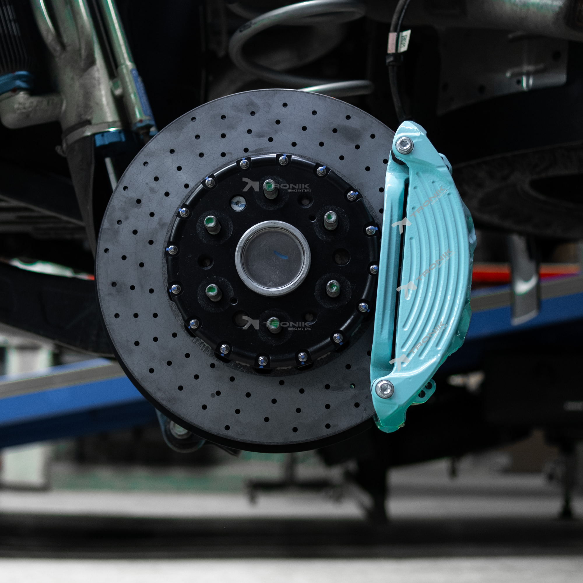 Dodge RAM TRX carbon-ceramic brake kit for OEM 18-inch wheels - Image 8