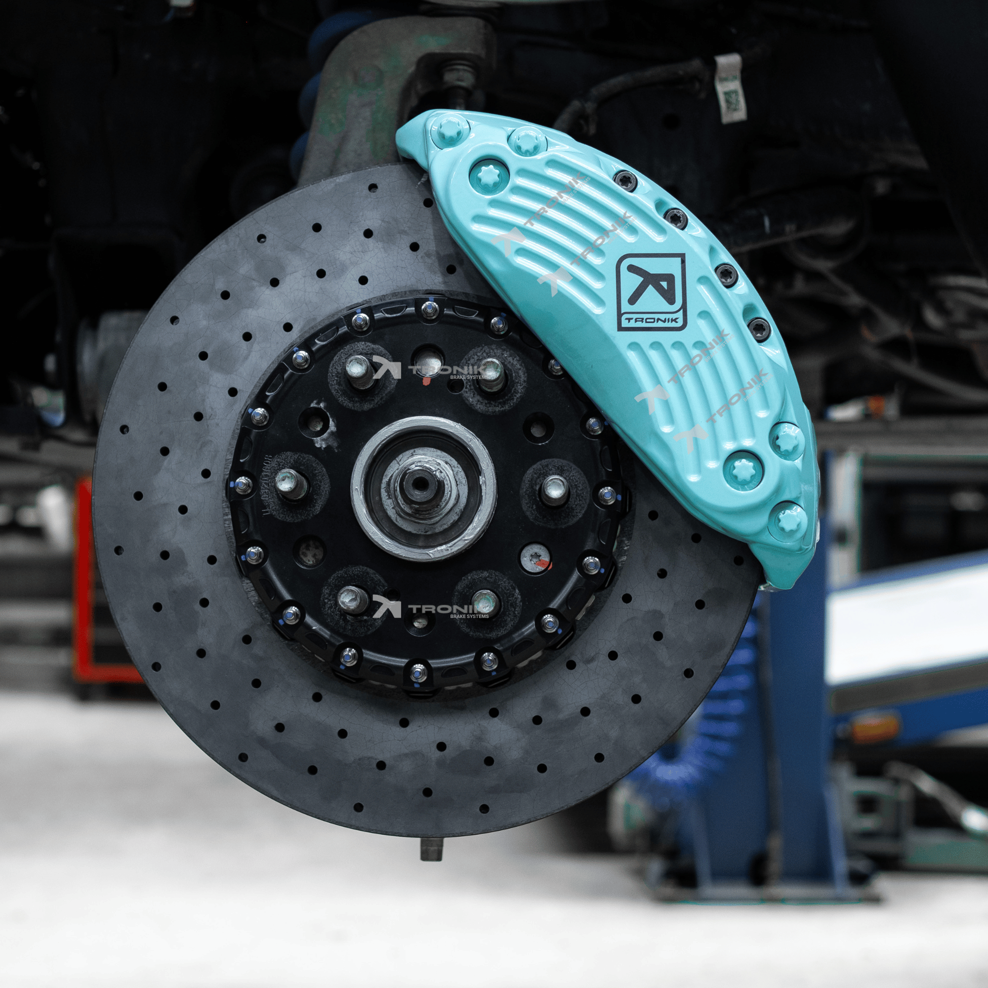 Dodge RAM TRX carbon-ceramic brake kit for OEM 18-inch wheels - Image 9