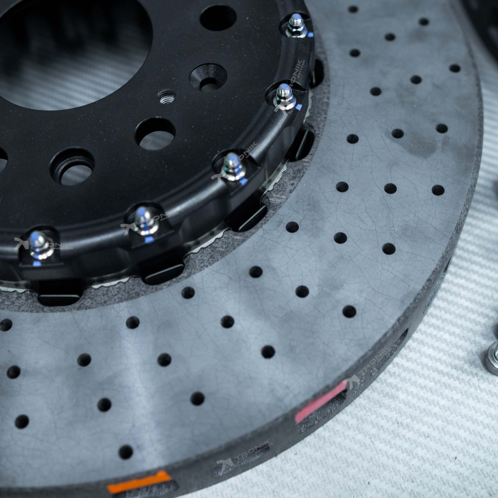 Dodge RAM TRX carbon-ceramic brake kit for OEM 18-inch wheels - Image 4