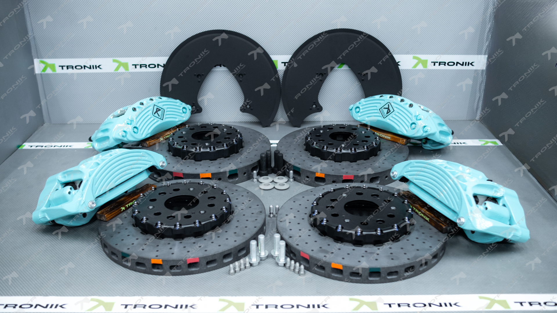 Dodge RAM TRX carbon-ceramic brake kit for OEM 18-inch wheels