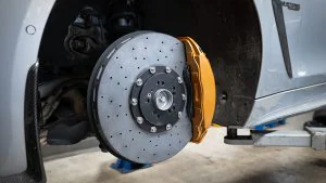 Carbon-ceramic brake system for MB W192 1 | TRO-NIK : High performance tuning of brake systems | TRO-NIK : High performance tuning of brake systems Carbon-ceramic brake system for MB W192 Picture 1
